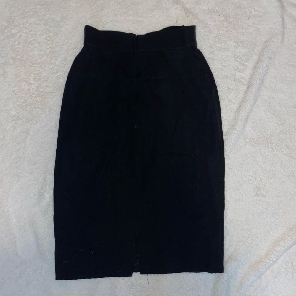 Escada Black Pencil Skirt